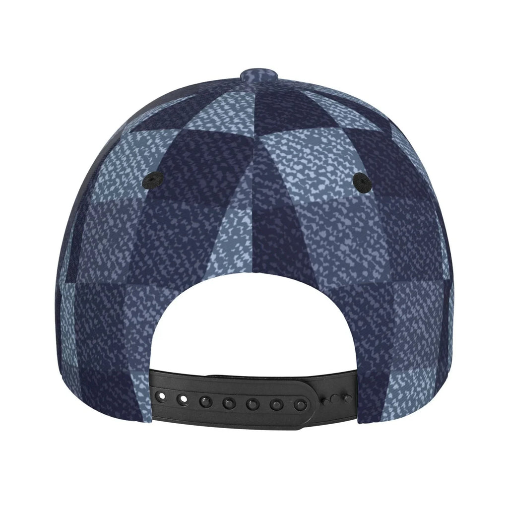 for Size Balery Buffalo Cap Activities Check) Workouts Dad and Running Seasons Baseball Adjustable Outdoor Gingham Hat(Blue All