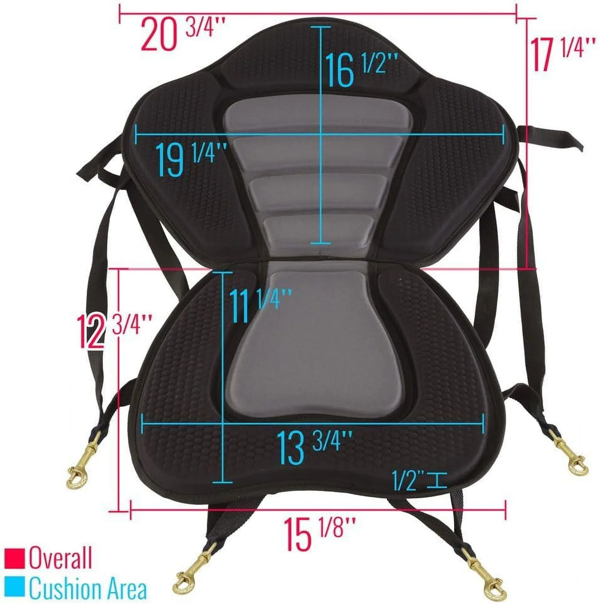 Padded Sit-On-Top Seat Kayak Backrest &