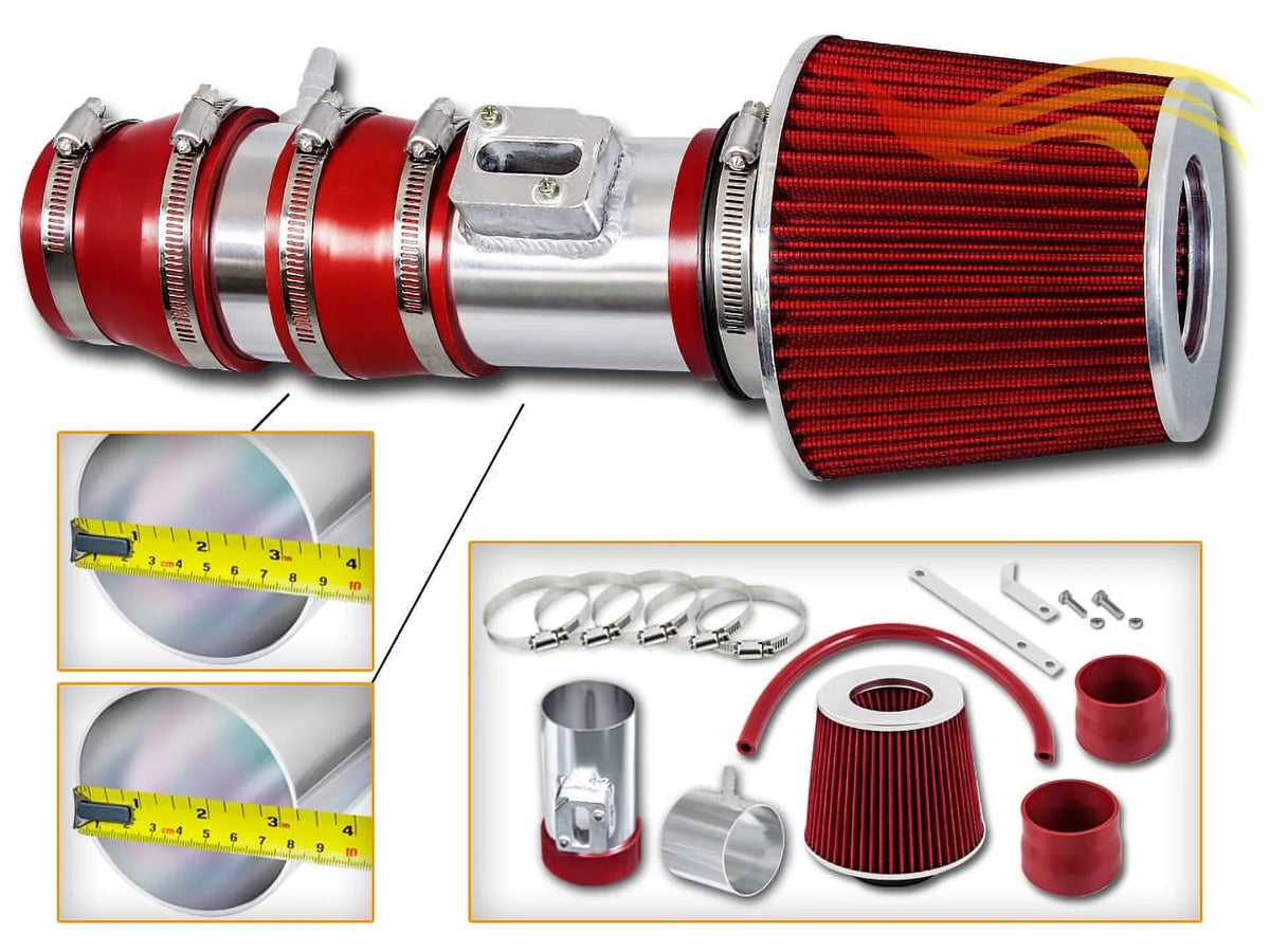 RED TL RACING RTUNES SHORT - RAM - Compatible ACCORD/CROSSTOUR INTAKE / 08-12 For HONDA 07-14 ACRUA