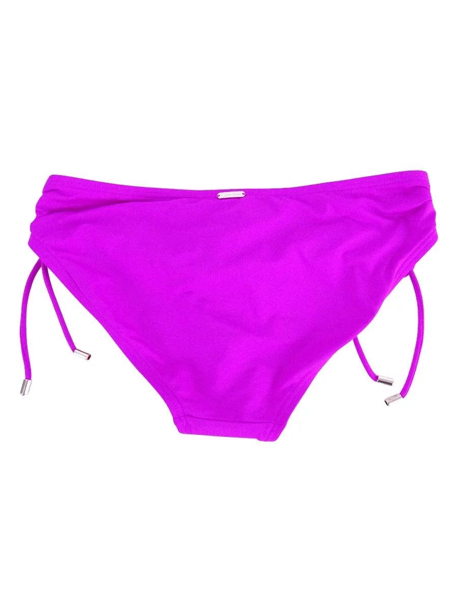 Bottoms Women's (XS, Swim Fuschia) Calvin Side-Tie Klein