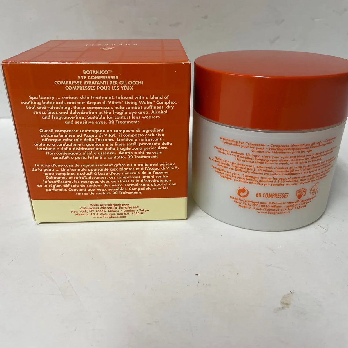 Borghese Eye 60 By Compresses Botanico Count
