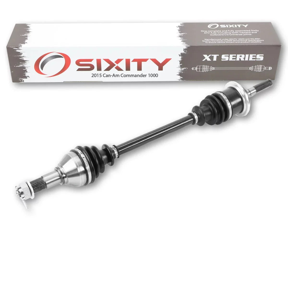 Commander 4X4 Front Axle with 2015 XT compatible Sixity Can-Am 1000 Right LTD -