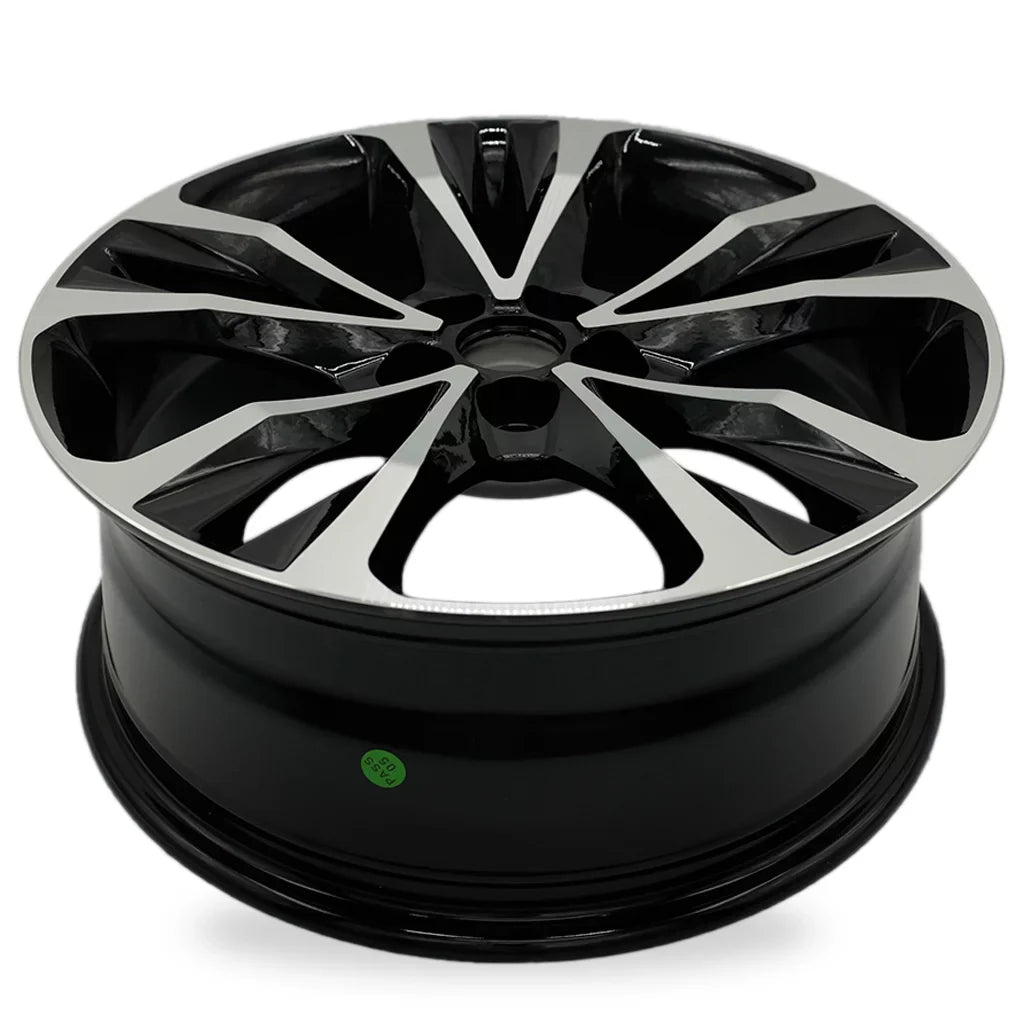 Black 7" Replacement Rims 2017, Toyota Brand Wheels Automotive 2019 New 4 Corolla x 75208, Quality Velospinner 2018, OEM for Machined Set of 17"