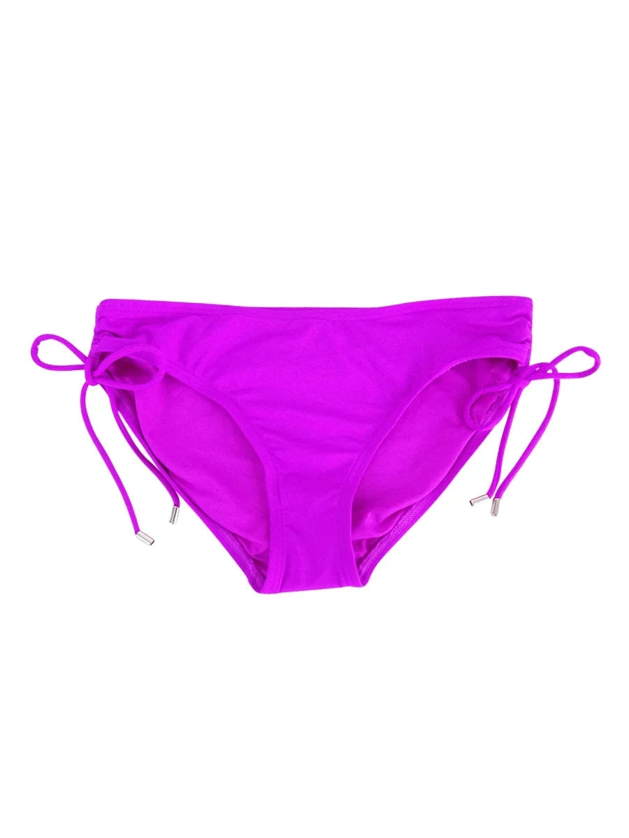 Bottoms Women's (XS, Swim Fuschia) Calvin Side-Tie Klein