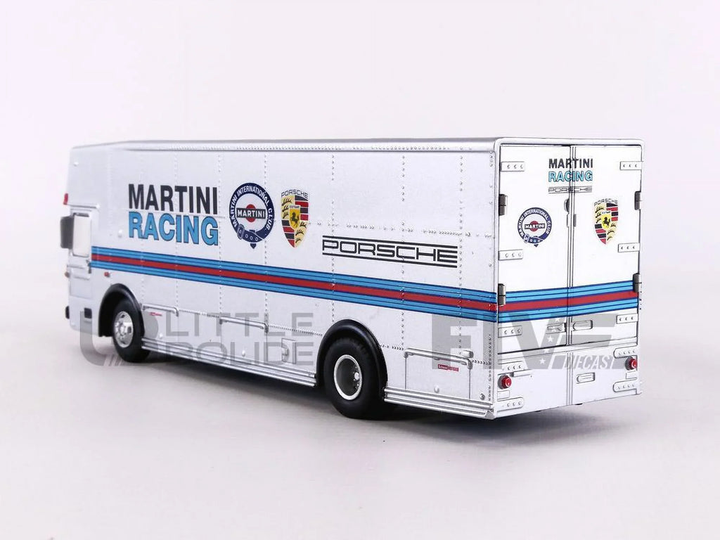 1/64 Transporter Schuco Racing" Model by Car Mercedes Stripes Race Diecast with Benz Silver "Martini