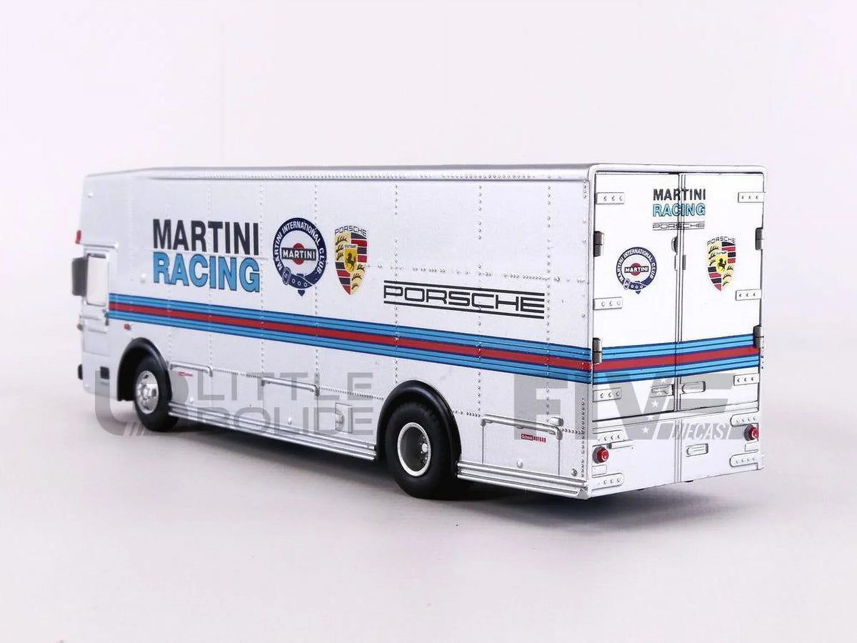 1/64 Transporter Schuco Racing" Model by Car Mercedes Stripes Race Diecast with Benz Silver "Martini