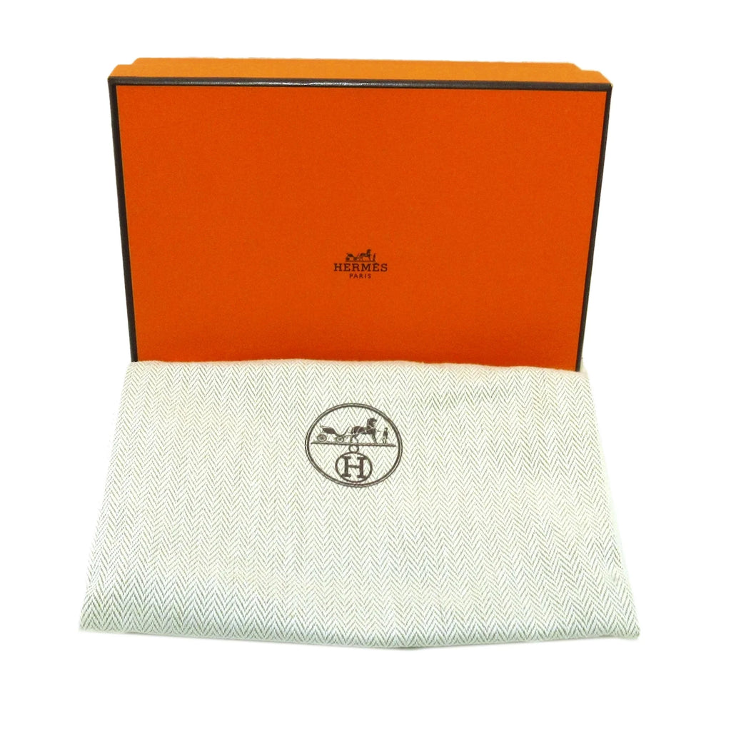 Wallet Wallets Authenticated Pre-Owned Small Constance (Good) Unisex Calf Hermès Leather Compact Blue