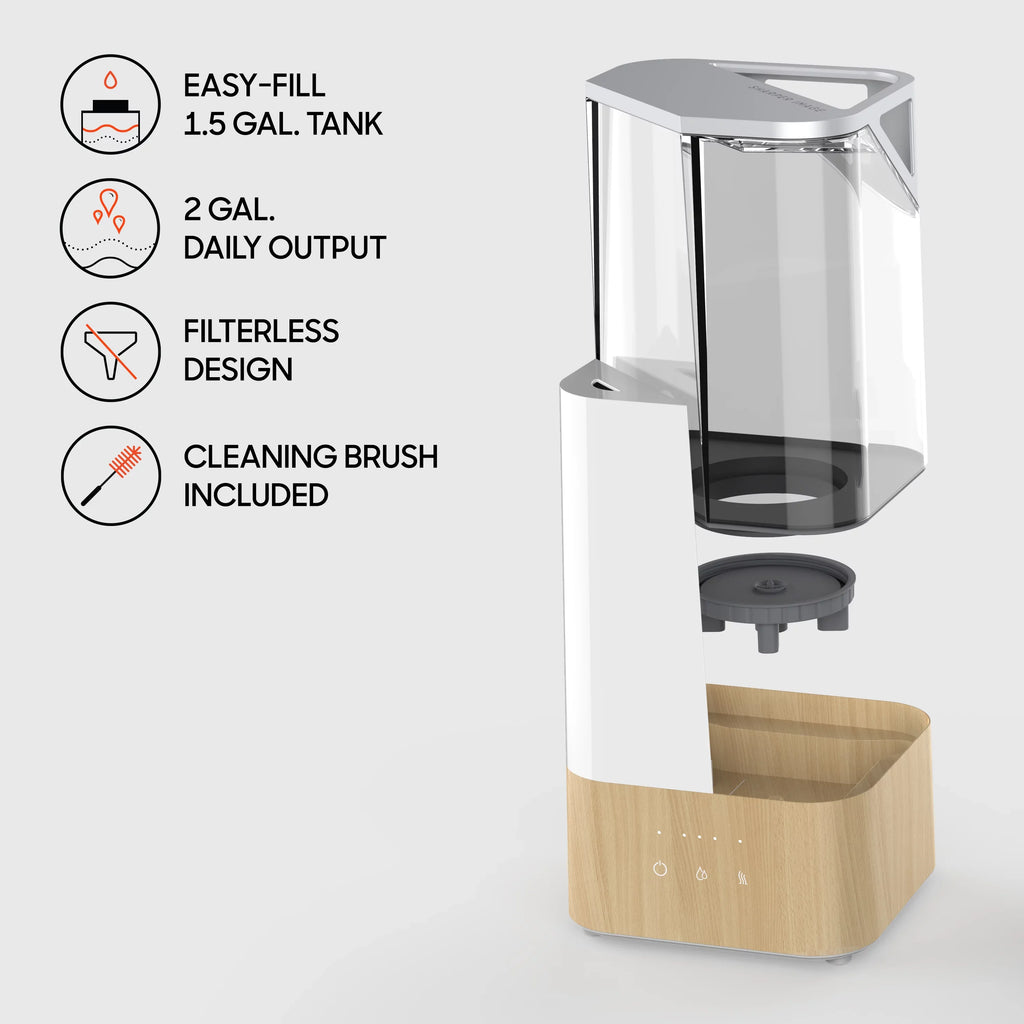 UHS2 Mist, Cool Filter or Image 3 Warm Ultrasonic Settings, Sharper Whisper-Quiet, Humidifier, Free