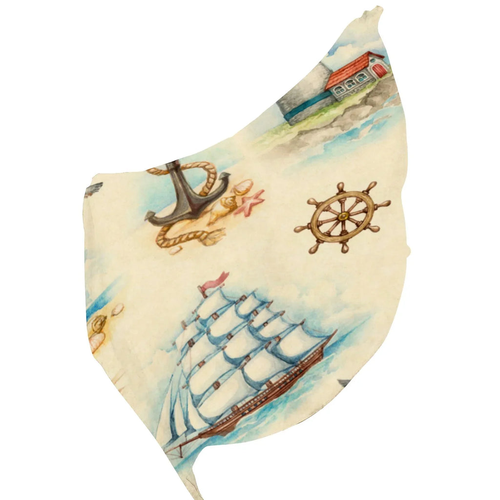 Large Headscarf Wraps Long Silk Scarf Hair Nautical Packed Women Sunscreen Shawls Neck Watercolor Oblong Wraps Gift for FREEAMG