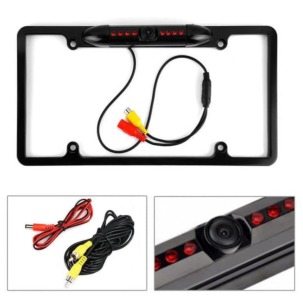 Plate ALPINE INEW970HD Backup Frame for Rearview INE-W970HD Absolute Camera Black License