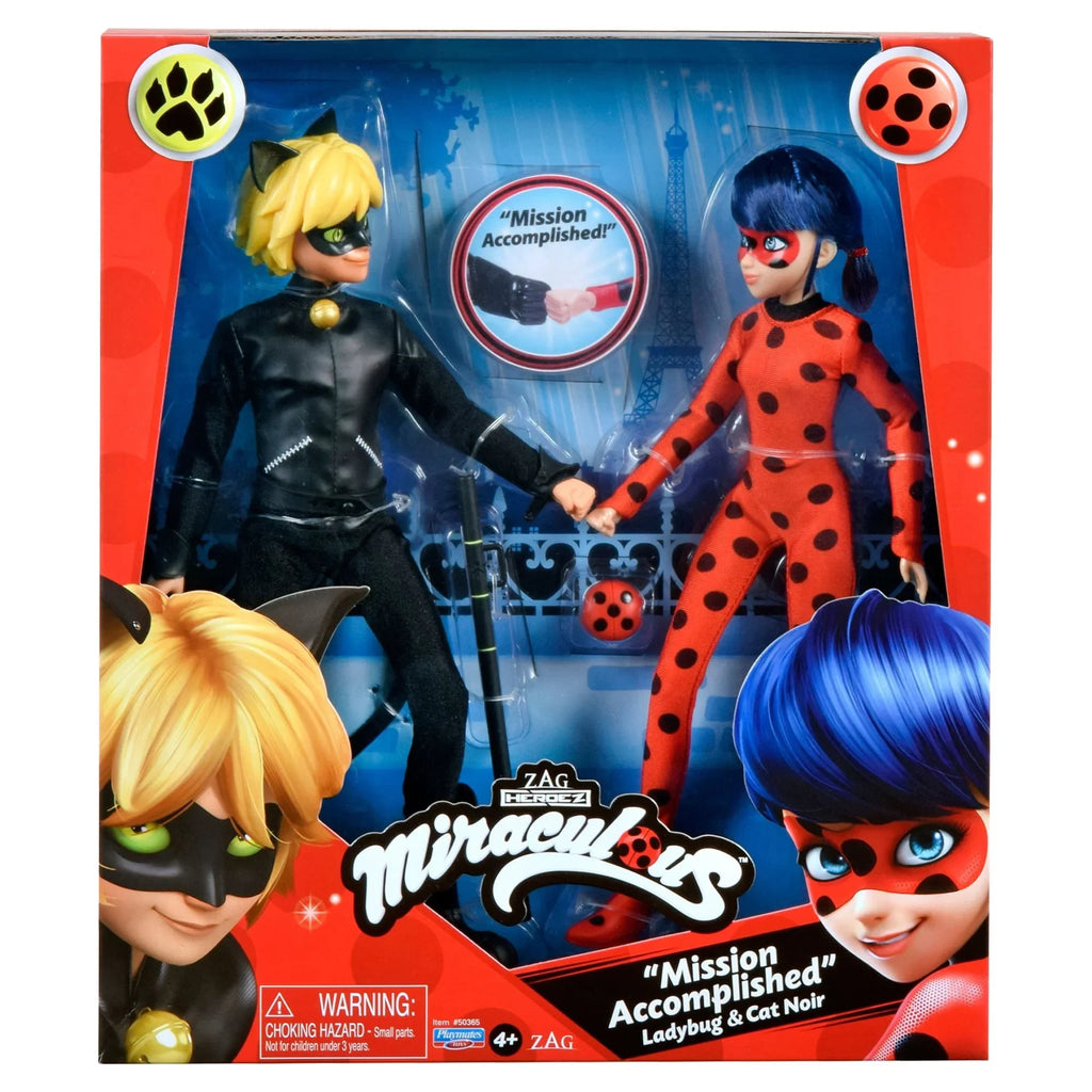 Playset, Cat Mission Doll Accomplished 4 and Pieces Miraculous Ladybug Noir