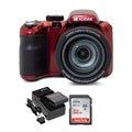 Battery with AZ425 Camera Card Astro PIXPRO (Red) Zoom Kodak 32GB and