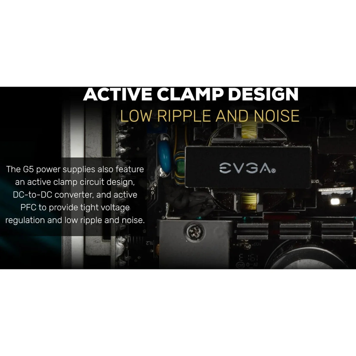 10 80 Mode 220-G5-0650-X1 Eco EVGA Compact 650 Self Fully Supply Fan, Modular, Size, ON G5, Gold Power with Plus FDB 650W, Includes Tester, Power Year 150mm Warranty, SuperNOVA