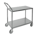 W x L Stainless 41" Handle Cart Stock - x 20" with Steel Loop 41" HUBERT® H