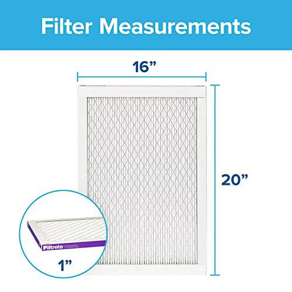 Filtrete Furnace Air 6-Pack 1500, 16x20x1, (exact MPR 19.69 Healthy Living Ultra 0.78) dimensions AC x x Allergen, 15.69 Filter,