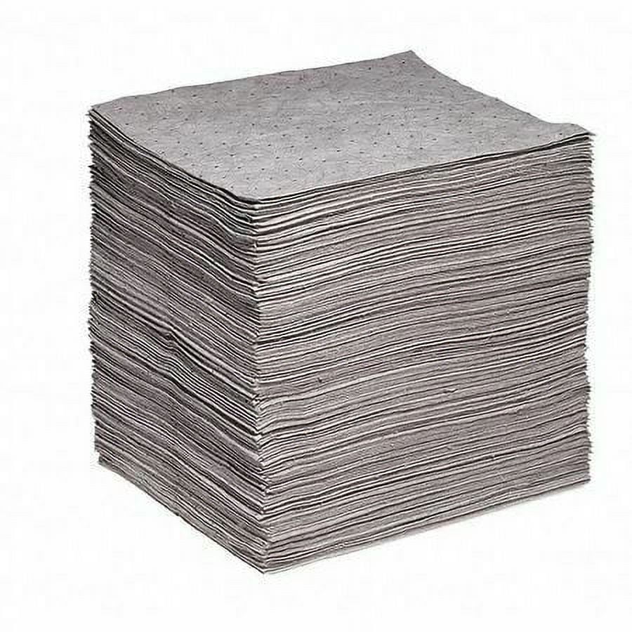 x Gray, Contractor (L 200 of Lightweight, Mat Pack Pad, (GP-S) Absorbent Universal 15" SpillTech x W), 18" Grade Polypropylene,