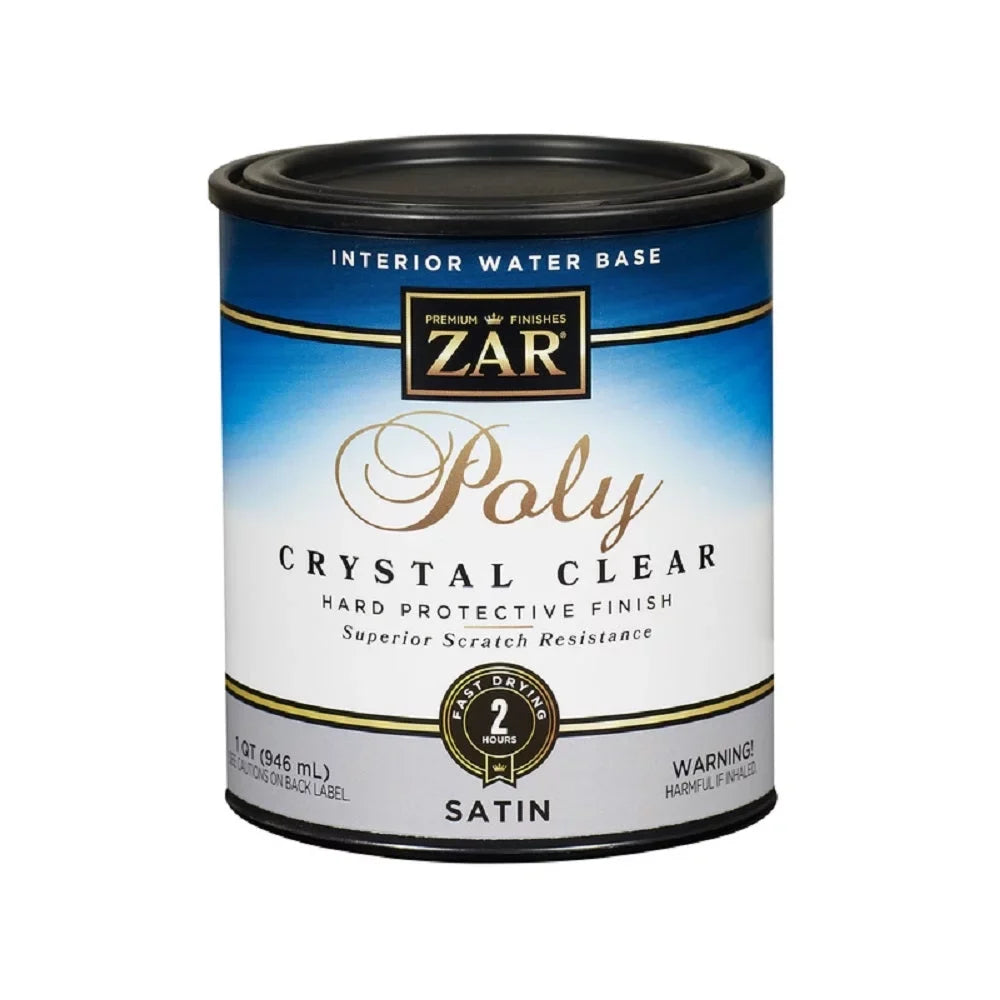 Polyurethane, 32512 Each Water-Based 1 qt, Aqua ZAR Clear,