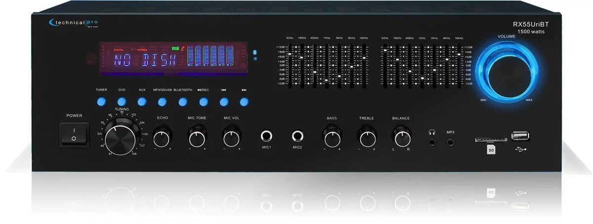 Bluetooth Receiver+4) Pro Theater RX55URIBT Speakers Home 6.5" Technical Ceiling