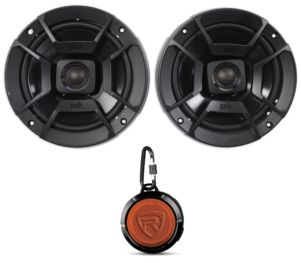300w Speakers+Speaker (2) DB652 6.5" Car/Marine/Motorcycle Polk Audio