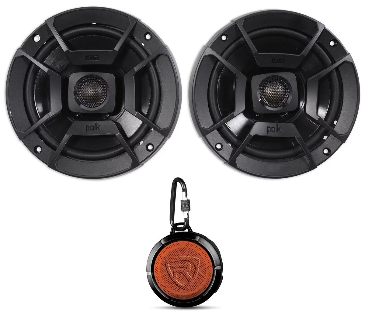 300w Speakers+Speaker (2) DB652 6.5" Car/Marine/Motorcycle Polk Audio