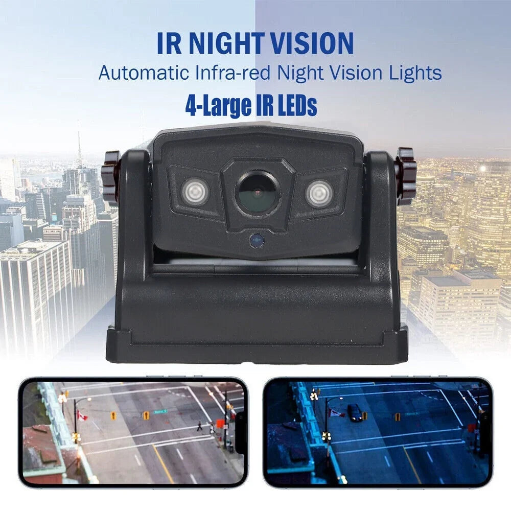 Battery 9600mAh View JahyShow Magnetic Front/Rear Wireless, High-Capacity Backup Camera, WiFi
