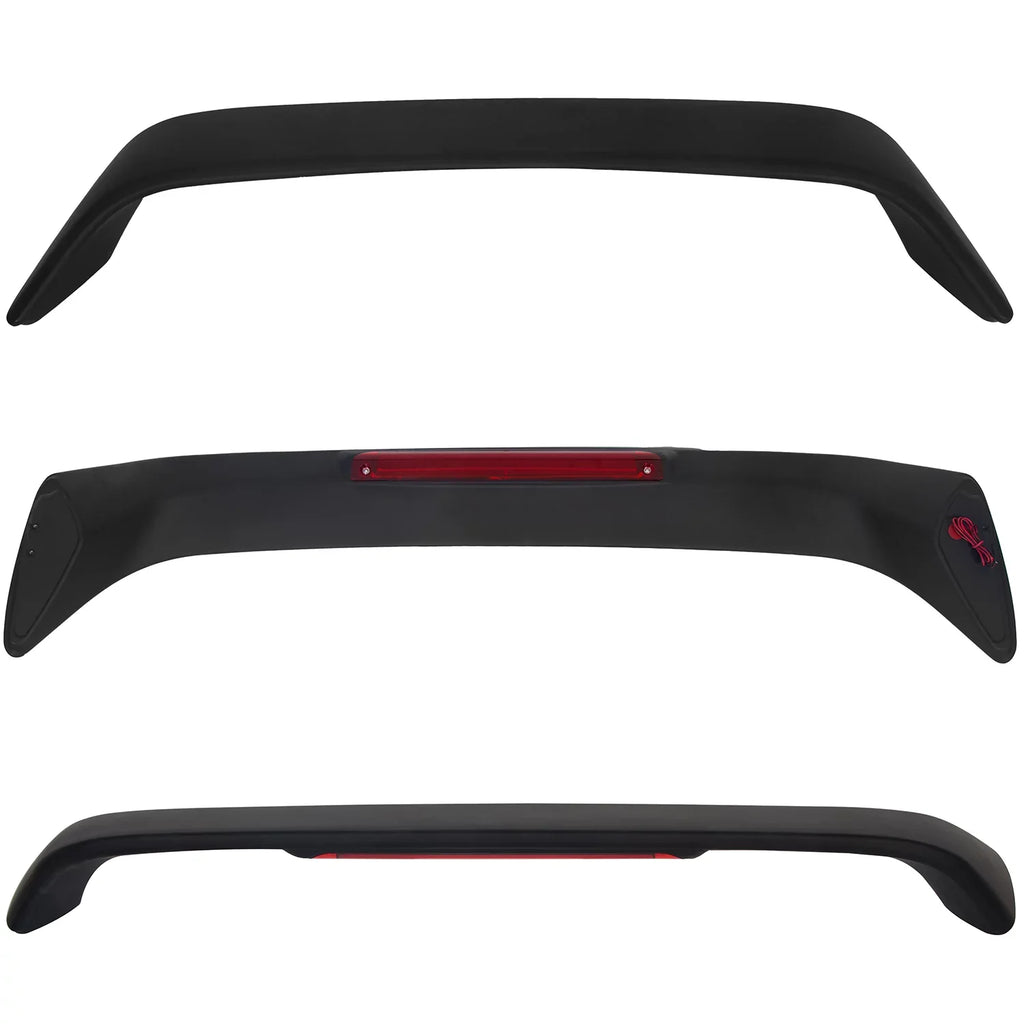 1999 Winglet Trunk Brake 1998 Lid Spoiler with Rear Kojem 2DR 1996 2000 Light Matte Black Honda T-R 1997 LED for Civic Wing Lamp Style