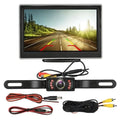 Wireless 5" Backup Night Parking System Monitor Car with Camera 1 Vision Piece View Rear HD