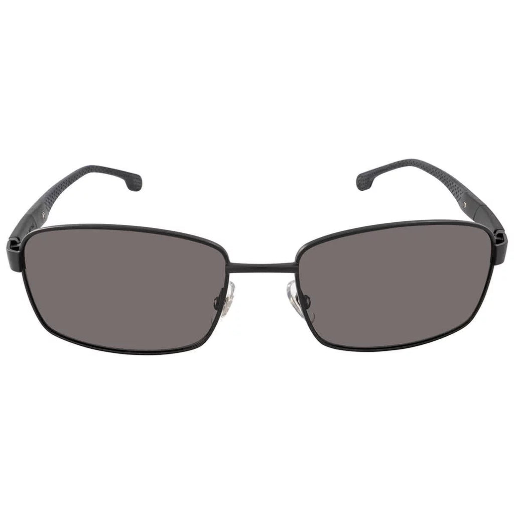 Men's Sunglasses, 58mm, 8037/S Black/Polarized 18mm Carrera Gray, Rectangular
