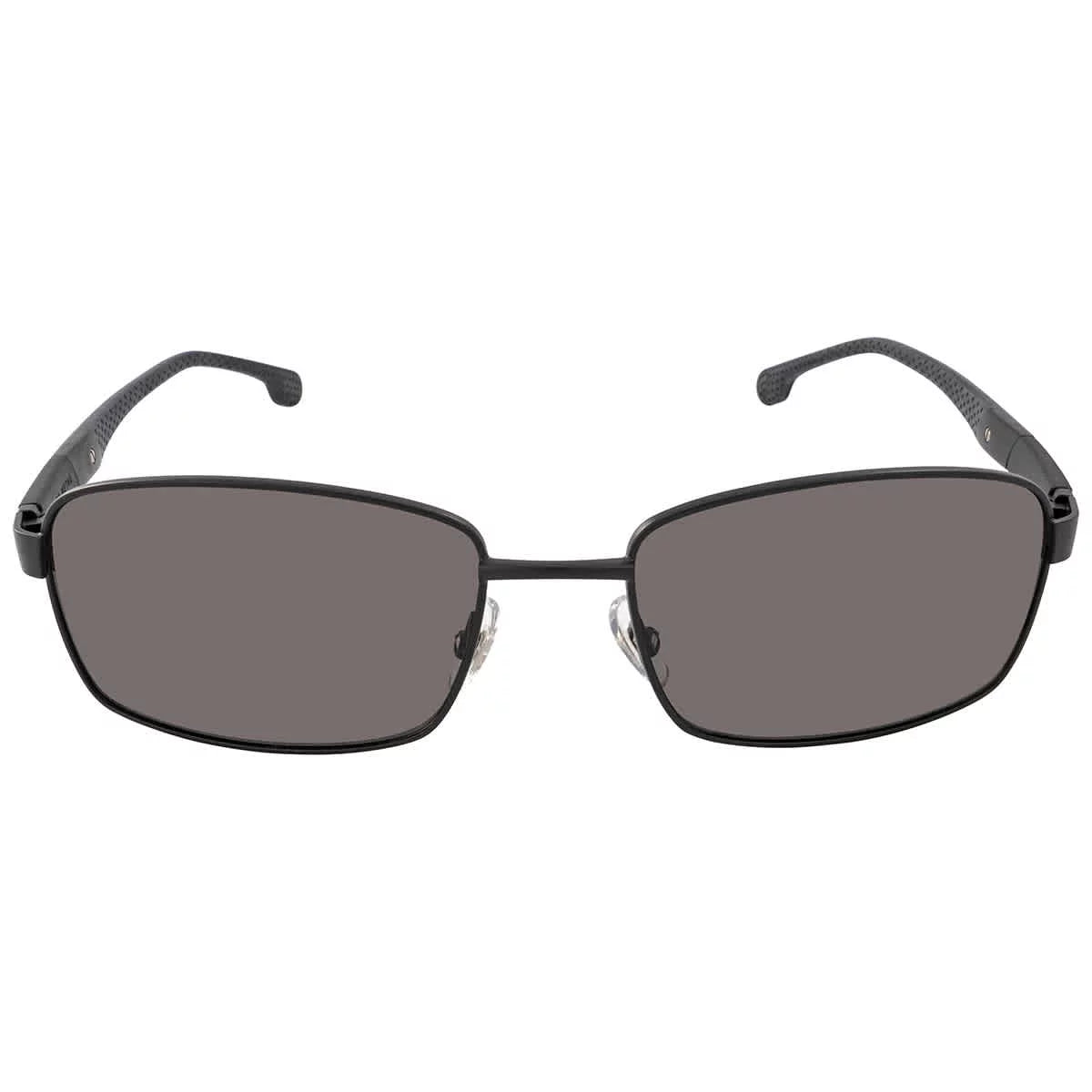 Men's Sunglasses, 58mm, 8037/S Black/Polarized 18mm Carrera Gray, Rectangular