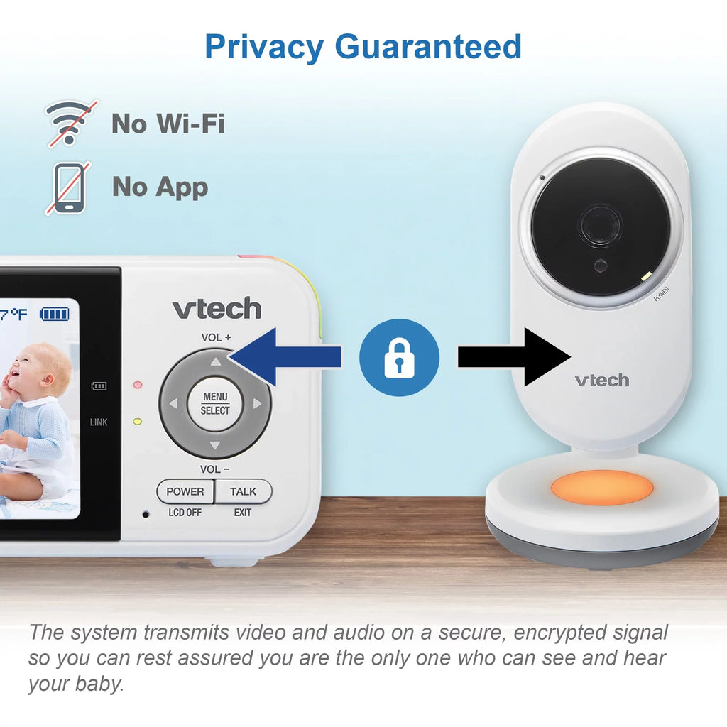 Camera with VM3254-2 High and 2.8" VTech Resolution 2 Parent Fixed Unit Cameras