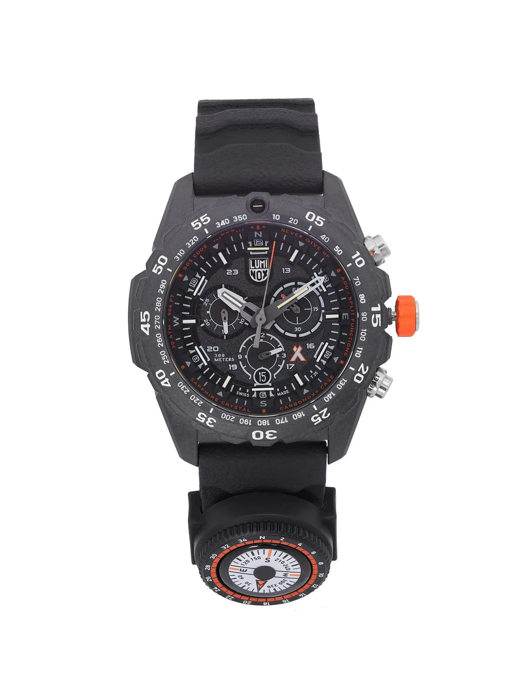 Grylls Survival (Good) Men Bear Watch Pre-owned XB.3741 Quartz Master Luminox
