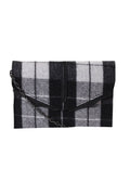 OS Bag Plaid Black Crossbody Nicole White Hudson Danielle