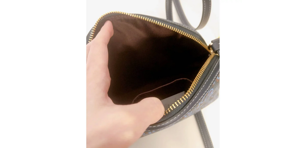 CF343 Coach Coach Madi IN Crossbody Print Monogram Navy With
