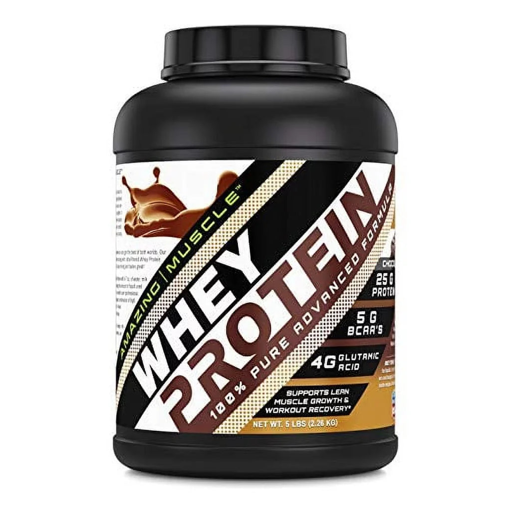 Chocolate Lbs (Isolate Muscle 5 - Concentrate - Amazing Protein Flavor Whey &