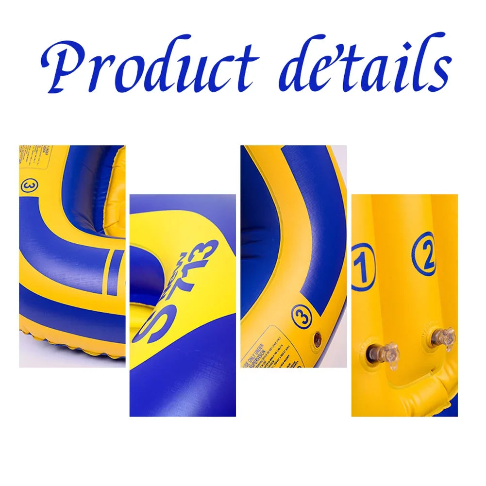 Rowing Boat with Fishing Oars Kayak 2 Sports River Water Inflatable Outdoor PVC Eccomum 1-People Lake Dinghy Paddle Raft