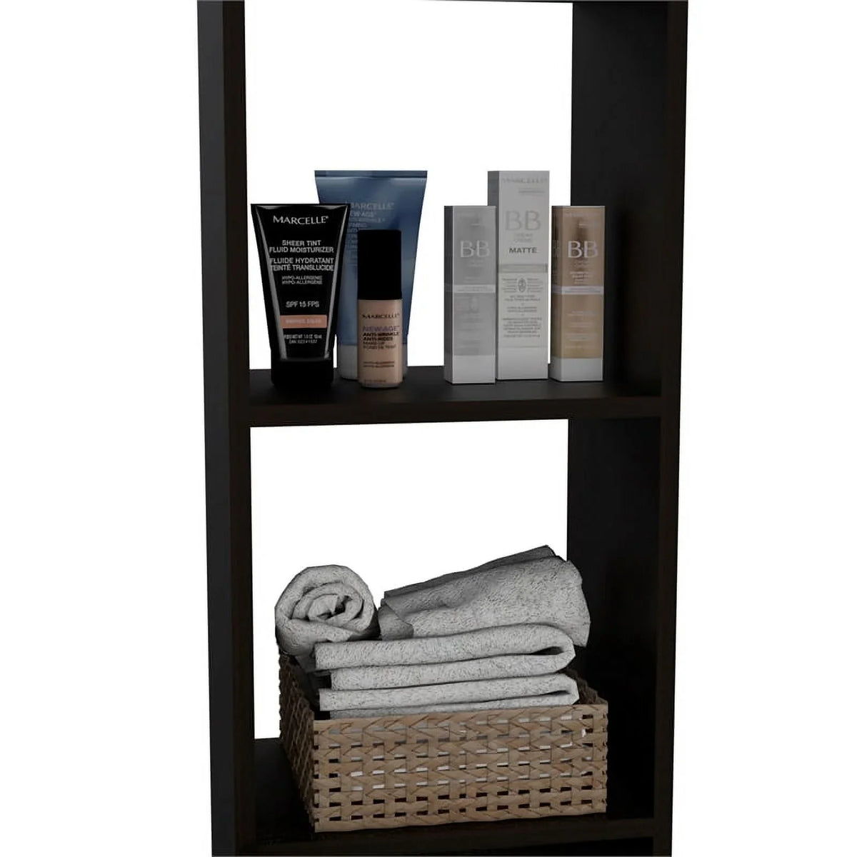 63" Medicine Home Set Linen Cabinet 2-Piece & with Door Square Cabinet One