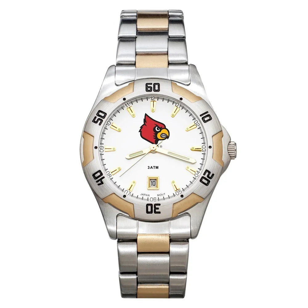LOUISVILLE WATCH QUL153 UNIV MEN'S TWO-TONE ALL-PRO OF