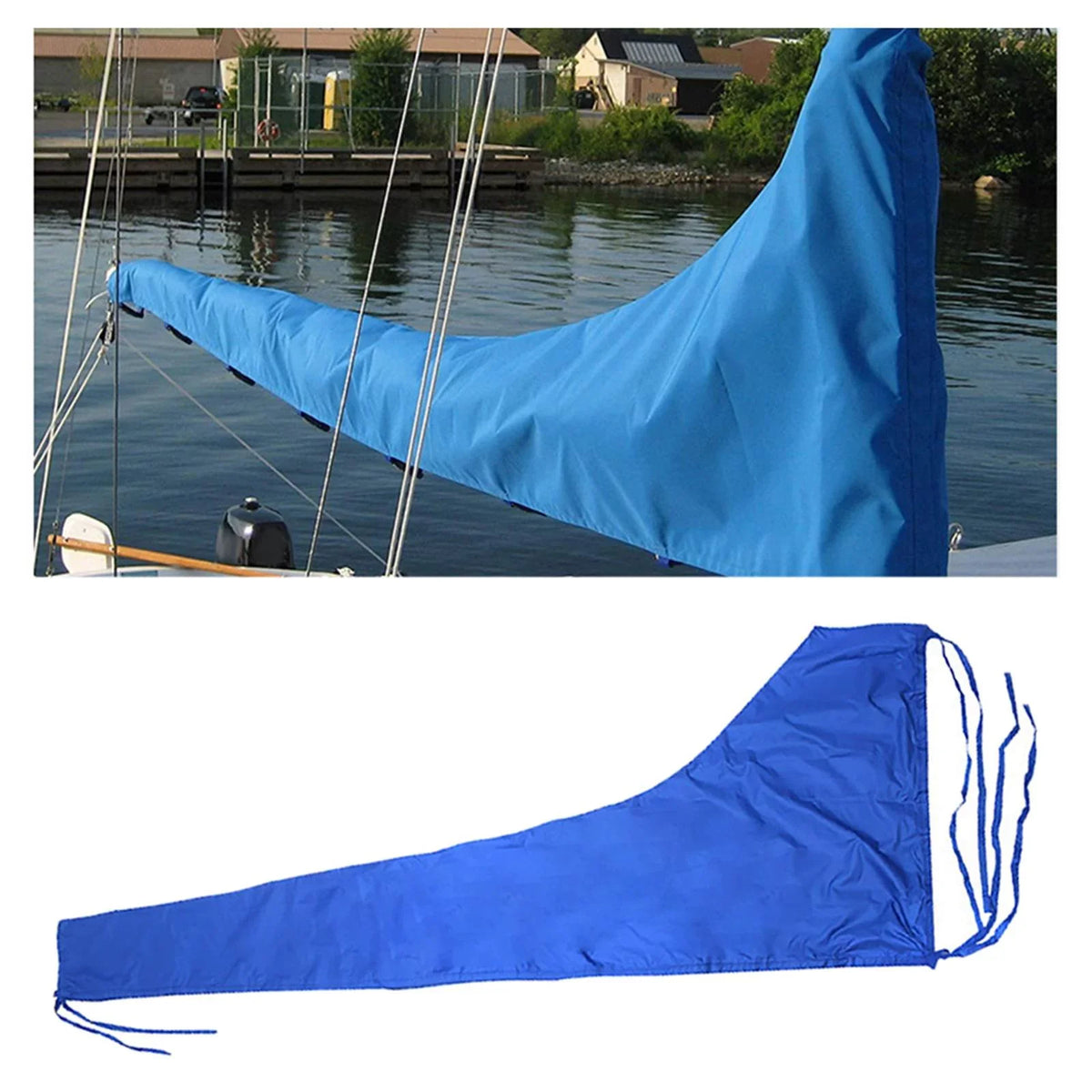Cover FT Cover, Cover Thickened to 12 Snow Cloth Cover Strap Sail Blue FT Cover, Mainsail , 12 11 Adjustable Oxford Dustproof Boat 600D