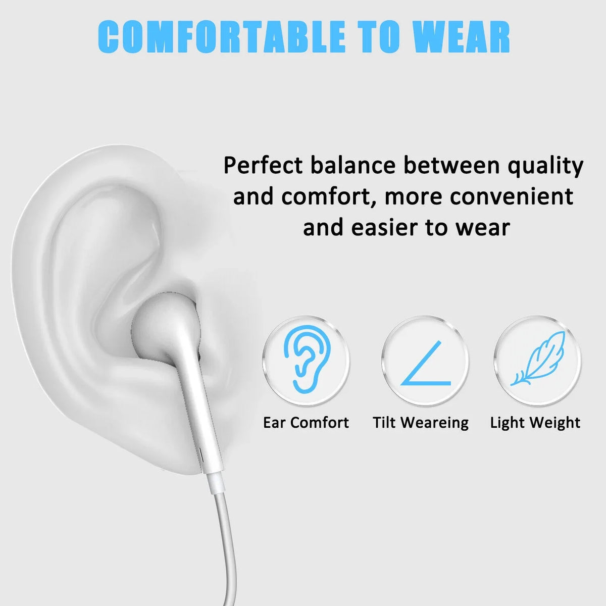 Type-C Headphones For Earbuds 15 Stereo iPhone Wired USB Pro Max,Plus,iPad Pro