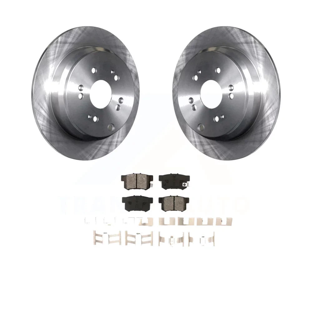 Rear Semi-Metallic Kit For Auto Brake Rotors Disc Pads Transit RDX And Acura - K8S-101814