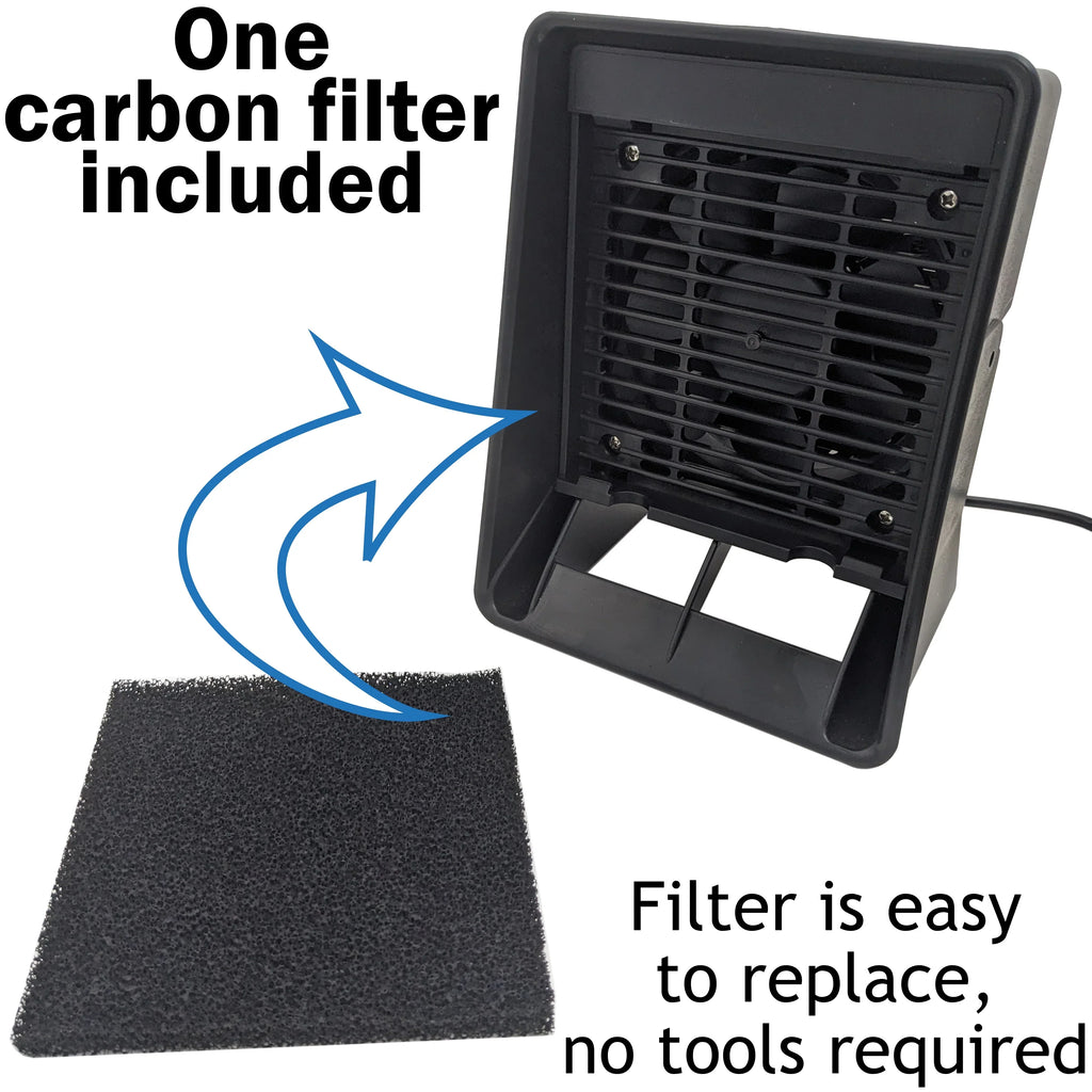 '- (Model Carbon and Smoke Extractor Xytronic when Includes Absorbs Soldering, Tabletop Filter 400) Activated Flux Fume