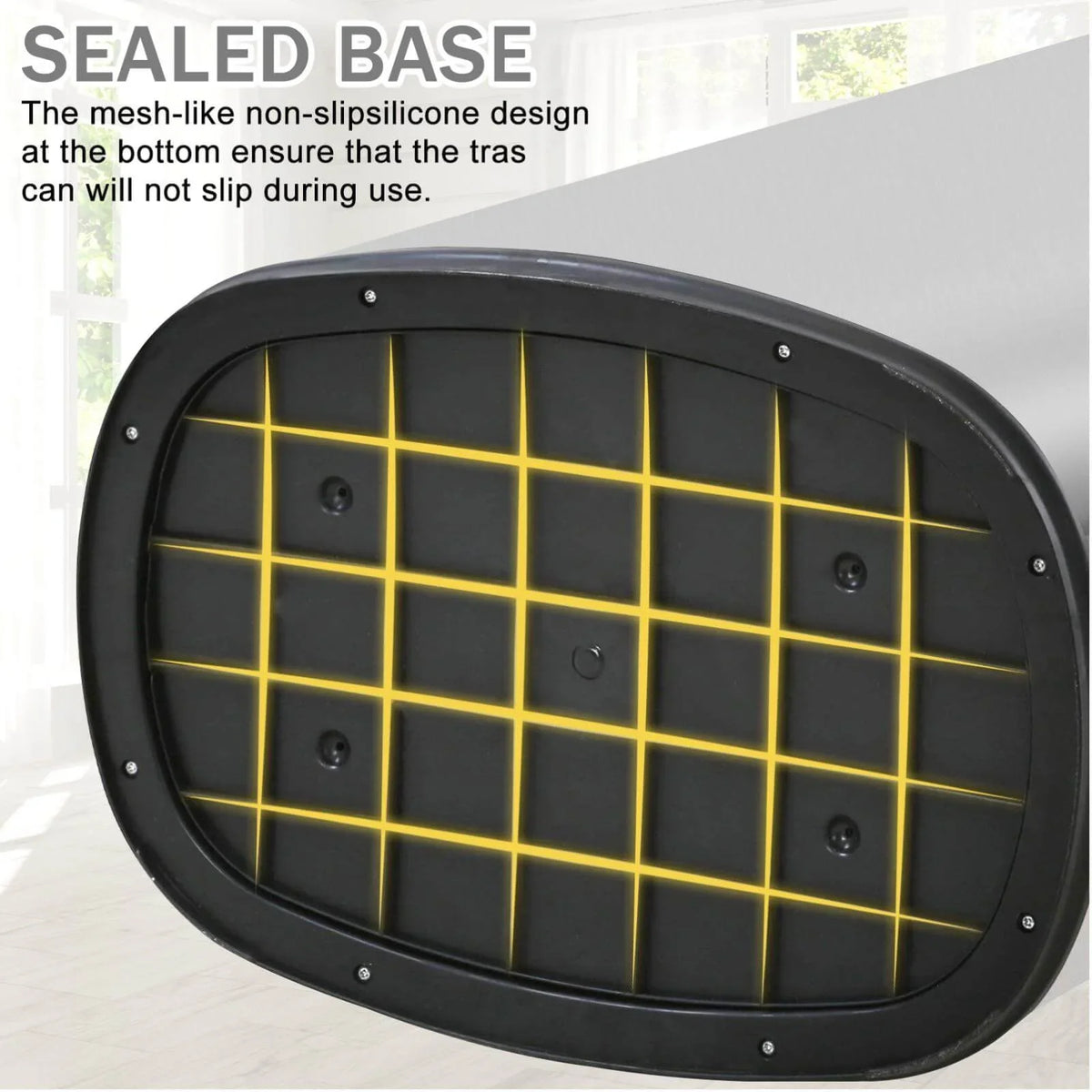 Automatic Trash Gallon Waste Steel Lid, Stainless with Motion Home, Mute 13 Office Garbage Designed Can Anti-Fingerprint Can Kitchen for with NiamVelo Sensor, Silver Bin & Touch-Free