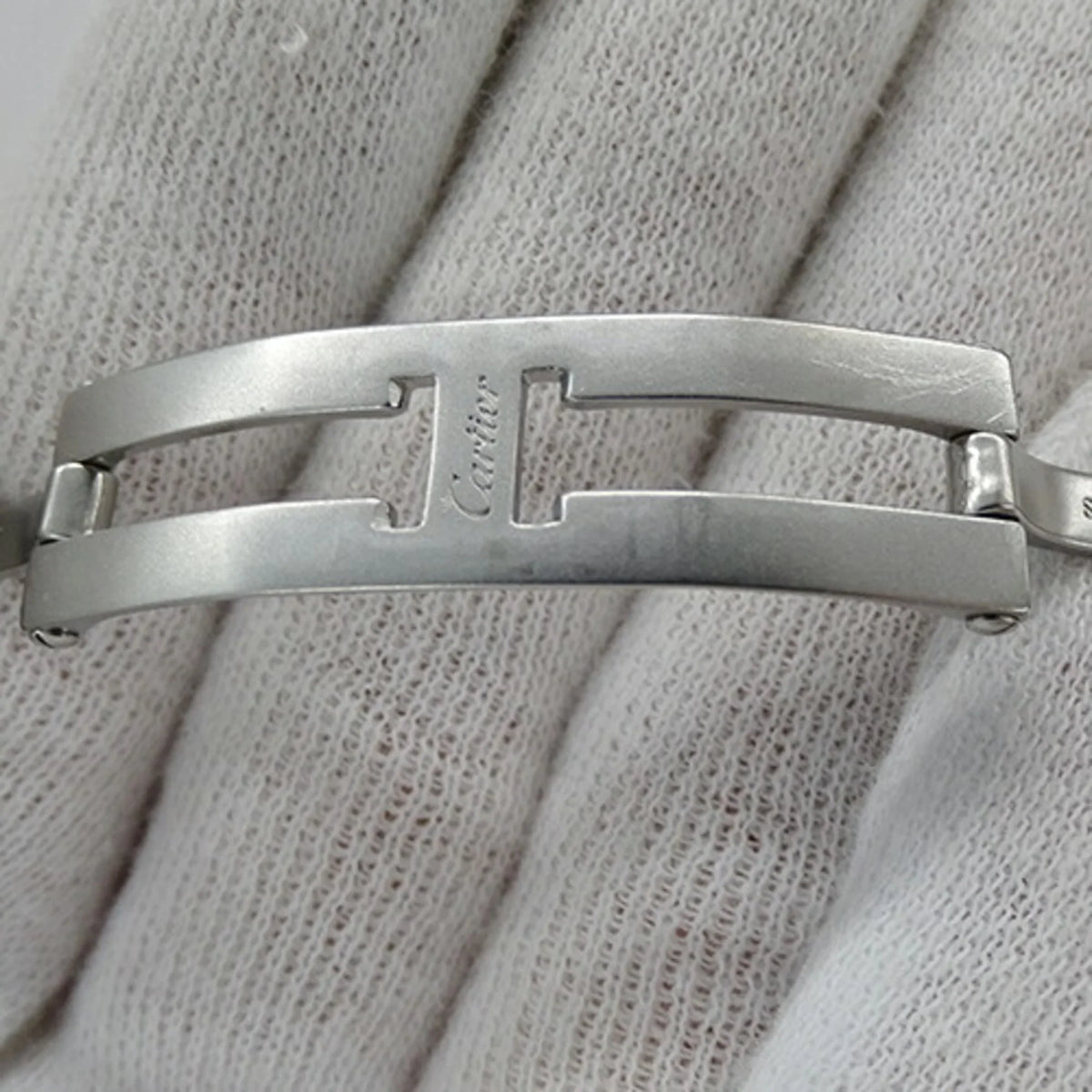Quartz, W3140007, Miss Ladies Pasha Stainless Polished Pre-Owned (Good) SS, Cartier Steel, Silver, Watch,