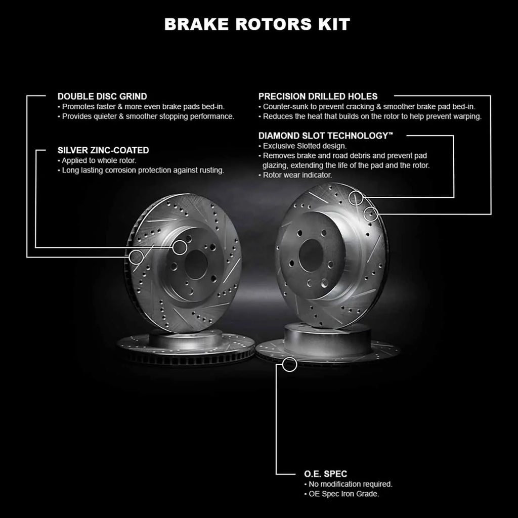 Brake Concepts Silver 59078 Concepts select: R1 Wgpn2 Rotor D/S CR-Z Fits HONDA 2016 R1