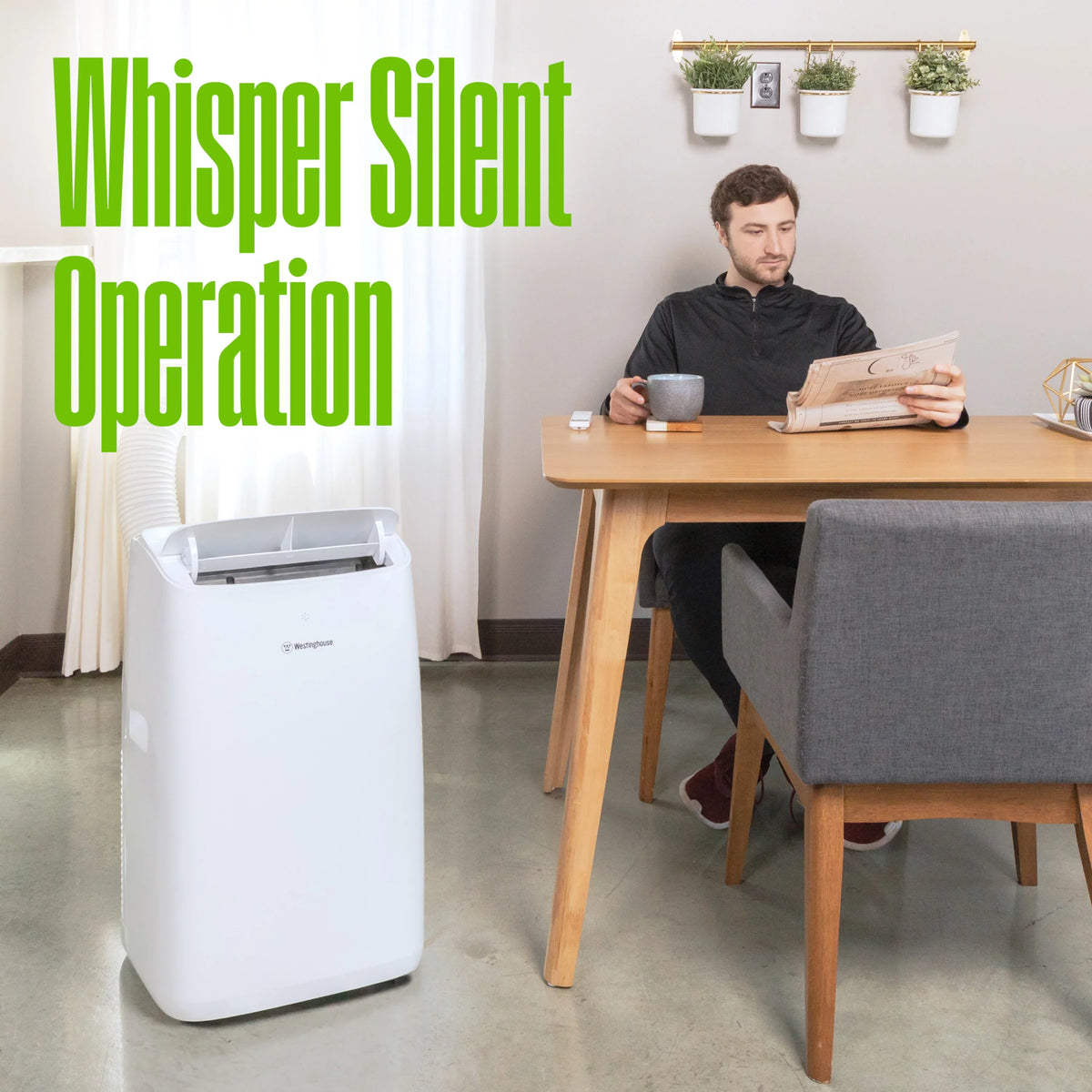 Remote Portable Ft Conditioner 14,000 Sq Smart & to Westinghouse App, 700 Air with up with Dehumidifier BTU