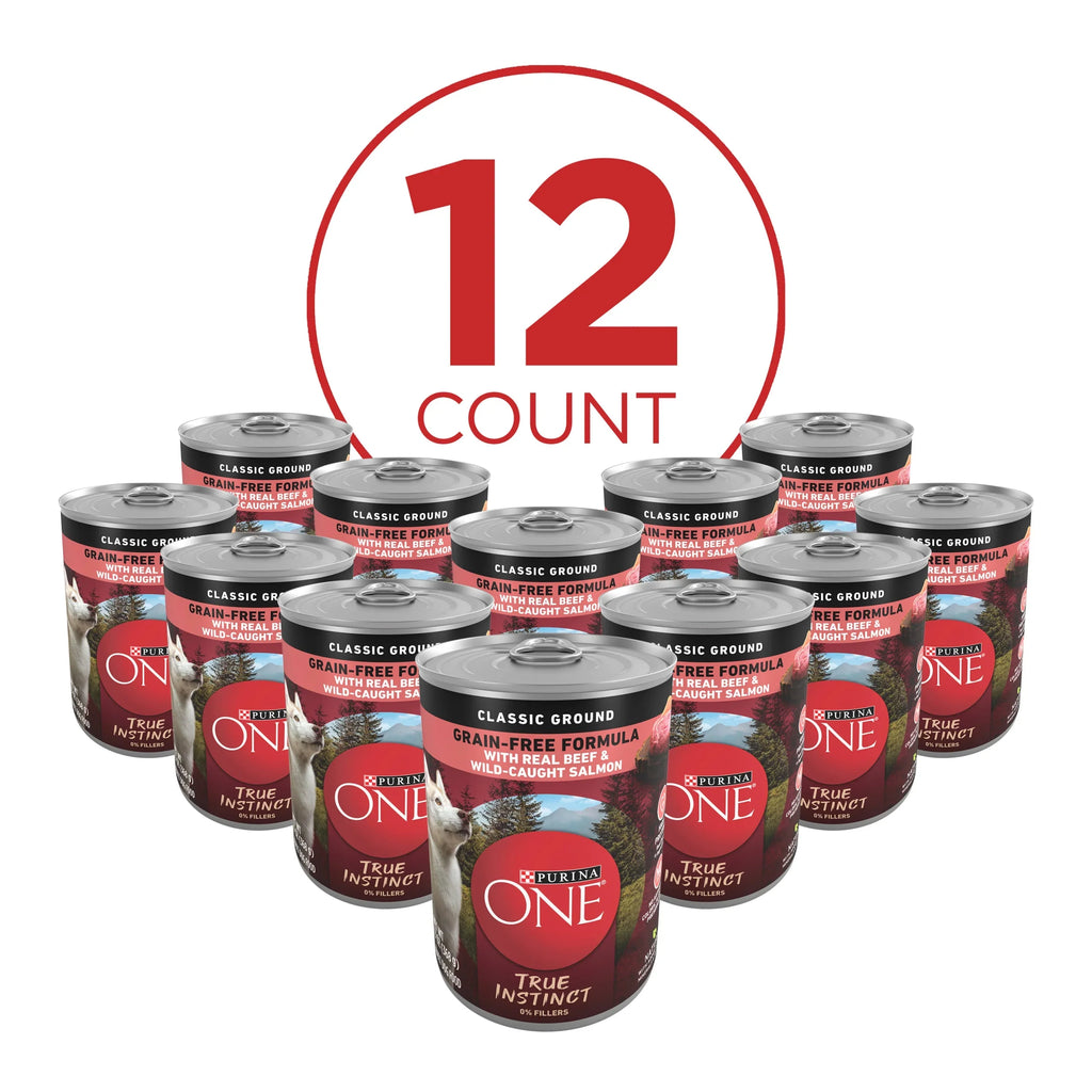 Cans Dog True Pack) Ground One Wet Purina Classic oz 13 Instinct (12 Food,