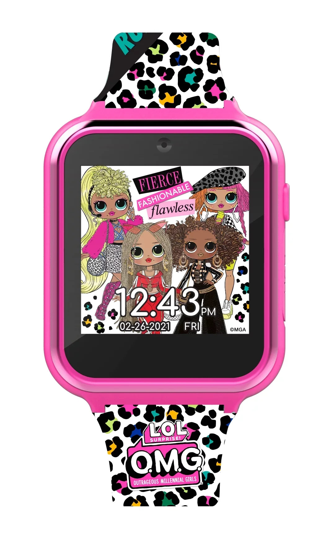 Pink Entertainment Unisex Smartwatch Surprise! iTime (OMG4029) Child Interactive MGA 40mm LOL