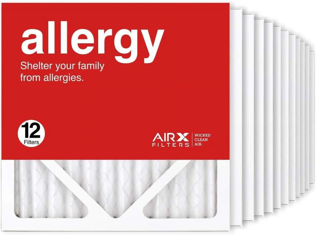 Pleated 11 12-Pack, The In Filter, Furnace AC Filter Allergy 12X12x1 HVAC Air Made MERV Air