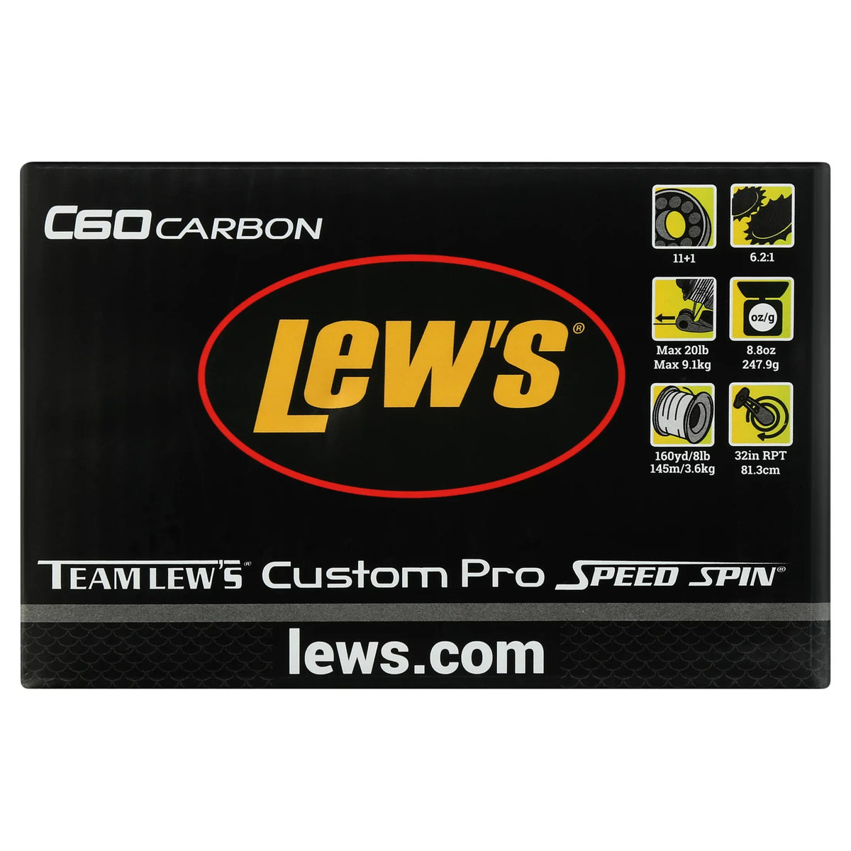 Speed Spinning 2000 Custom Lews Size Spin Reel Pro