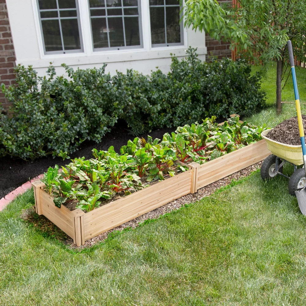 Yard Bed for Raised Greenhouse Planter Box Patio Alden Wooden Design Garden